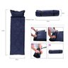 Colchão Inflavel Automatico Enche Sozinho Camping Dormir Azul - 3