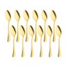 Kit com 12 Colheres de Café Elite Glamour Dourado Gourmet Mix - 6