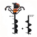 Ver imagem 4 de KIT Perfurador de Solo Vulcan VPS520 2T 52CC 2,5HP com Broca 80x20cm + Broca 80x25cm com Pino Trava