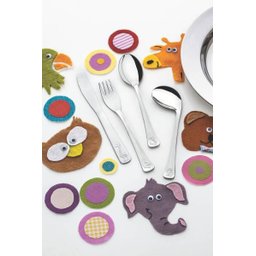Kit Infantil Refeição Baby Friends Aço Inox 5 Peças Tramontina - 6