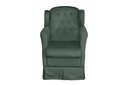 Ver imagem 3 de Puff e Poltrona Amamentação Balanço Quarto Baby Suede Verde - Incasa Decor