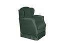 Ver imagem 4 de Puff e Poltrona Amamentação Balanço Quarto Baby Suede Verde - Incasa Decor