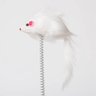 Arranhador Gato Pet Ratinho Mola Guizo Felino Brinquedo Interativo Lazer Diversao Entretenimento Ani - 3