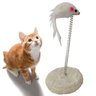 Arranhador Gato Pet Ratinho Mola Guizo Felino Brinquedo Interativo Lazer Diversao Entretenimento Ani - 2
