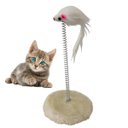 Ver imagem 1 de Arranhador Gato Pet Ratinho Mola Guizo Felino Brinquedo Interativo Lazer Diversao Entretenimento Ani