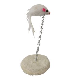 Arranhador Gato Pet Ratinho Mola Guizo Felino Brinquedo Interativo Lazer Diversao Entretenimento Ani - 8