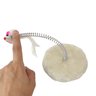 Arranhador Gato Pet Ratinho Mola Guizo Felino Brinquedo Interativo Lazer Diversao Entretenimento Ani - 4