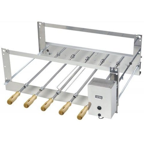 Churrasqueira Rotativa Inox Simples 05 Espetos Cris 220v Arke