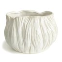 Ver imagem 1 de Vaso Castiçal Oval Textualizado com Riscos Decorativo em Cerâmica 12x17cm