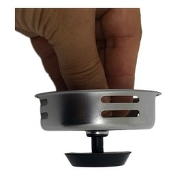 Ralo Inox Válvula Americana Pia Cozinha Grande - 5 Ralo Inox Válvula Americana Pia Cozinha Grande - 5