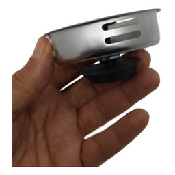 Ralo Inox Válvula Americana Pia Cozinha Grande - 4 Ralo Inox Válvula Americana Pia Cozinha Grande - 4