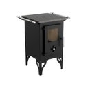 Ver imagem 1 de Fogão Lenha Dupla Combustão Tampo Ferro Fundido Barcelona F400F Metávila