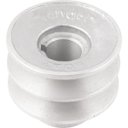 Ver imagem 2 de Polia Alumínio 2 Canais Perfil A 60mm com Furo 3/4" - Vonder