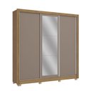 Ver imagem 2 de Guarda Roupa Roupeiro Casal com 3 Portas de Correr e Espelho Cb04m570 Kappesberg