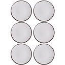 Ver imagem 1 de Conjunto 6 Pratos Rasos Tramontina 25cm Canyon em Porcelana Decorada Cozinha