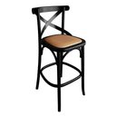 Ver imagem 2 de Banqueta Bancada Katrina Bistro Rattan Gourmet Luxo Preta