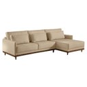 Ver imagem 2 de Sofá Living 300cm Chaise Lado Direito Artheus Linho