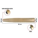 Ver imagem 6 de Kit 04 Pés Palito Natural 30 cm e 04 Chapinhas Inclinadas - D’Rossi