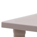 Ver imagem 2 de Mesa Plástica Quadrada Tramontina Camurça 80,5x72cm Summa Sancho em Polipropileno
