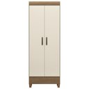 Ver imagem 6 de Armário Multiuso 60cm 2 Portas Thales Jequitibá/Off S01 - Mpozenato