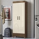 Ver imagem 2 de Armário Multiuso 60cm 2 Portas Thales Jequitibá/Off S01 - Mpozenato