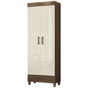 Ver imagem 1 de Armário Multiuso 60cm 2 Portas Thales Jequitibá/Off S01 - Mpozenato