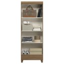 Ver imagem 5 de Armário Multiuso 60cm 2 Portas Thales Jequitibá/Off S01 - Mpozenato