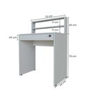 Ver imagem 4 de Escrivaninha Vib com 1 Gaveta 720*420*750mm