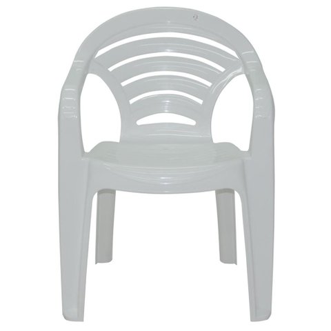 Cadeira Angra em Polipropileno Branco - 92212010 - Tramontina Poltrona Angra Branca Tramontina 92212