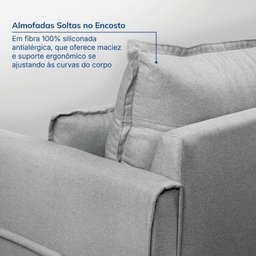 Sofá 2 Lugares 180cm Ananda Cabecasa Madeiramadeira - 5