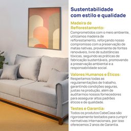 Sofá 2 Lugares 180cm Ananda Cabecasa Madeiramadeira - 10