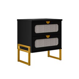 Mesa de Cabeceira Titanium Estilo Industrial com Pés de Ferro - 2