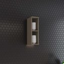 Ver imagem 1 de Armário Aéreo Nicho de Cozinha Lora 20cm MDF Fosco Bege Casa 812