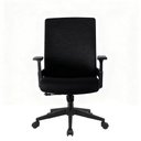 Ver imagem 1 de Cadeira de Escritório Presidente Fox Office Giratória Tela Mesh Preta F1251