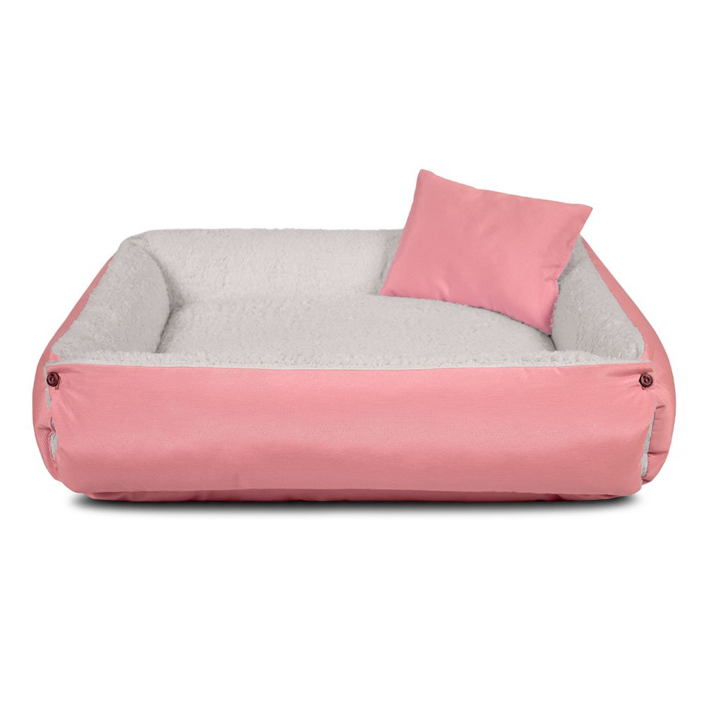 Caminha Nuvem Cama Pet Dupla Face 75x60 Rose