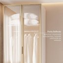 Ver imagem 5 de Guarda-Roupa Modular 80cm com Portas Reflecta e Gaveteiro Jade CabeCasa MadeiraOriginals