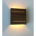 Ver imagem 2 de Arandela Madeira Imbuia com Friso para 1 Lâmpada Soq.g9