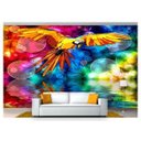 Ver imagem 1 de Papel de Parede Animais Arara Voando Cores 3d Anm198