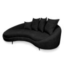 Ver imagem 3 de Sofá 3 Lugares 2,30m Living Orgânico Medelim - Élpis Móveis - Boucle Preto