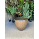 Ver imagem 4 de Vaso de Planta Grande Decorativo para Sala Auto Brilho 47cm (liso/marrom-claro)