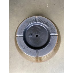 Vaso de Planta Grande Decorativo para Sala Auto Brilho 47cm (liso/marrom-claro) - 7