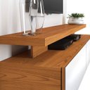 Ver imagem 6 de Estante para TV até 70 Polegadas 2 Gavetas com Espelho e LED Citta Dj Móveis