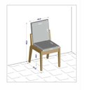 Ver imagem 4 de Conjunto de Mesa com 6 Cadeiras Opera Marrom/Marromle/Off White