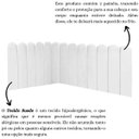 Ver imagem 5 de Cabeceira Painel Cama King Box Nuvem Suede Sandy 195 cm:Branco