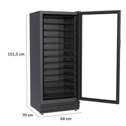 Adega 285 para 83 Garrafas 285 Litros Preto Fosco 220v - Venax - 3