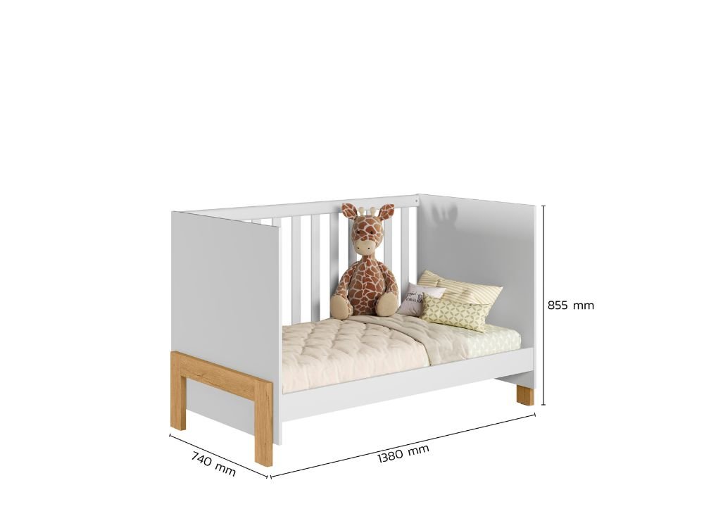 Berco Americano Mini Cama Branco Fantasia - 6