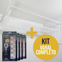 Ver imagem 2 de Varal 1,00 Metro com 10 Varetas + Prendedores