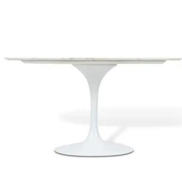 Mesa de Jantar Tulipa Saarinen Oval 244x137cm Laqueada - Branco - 1