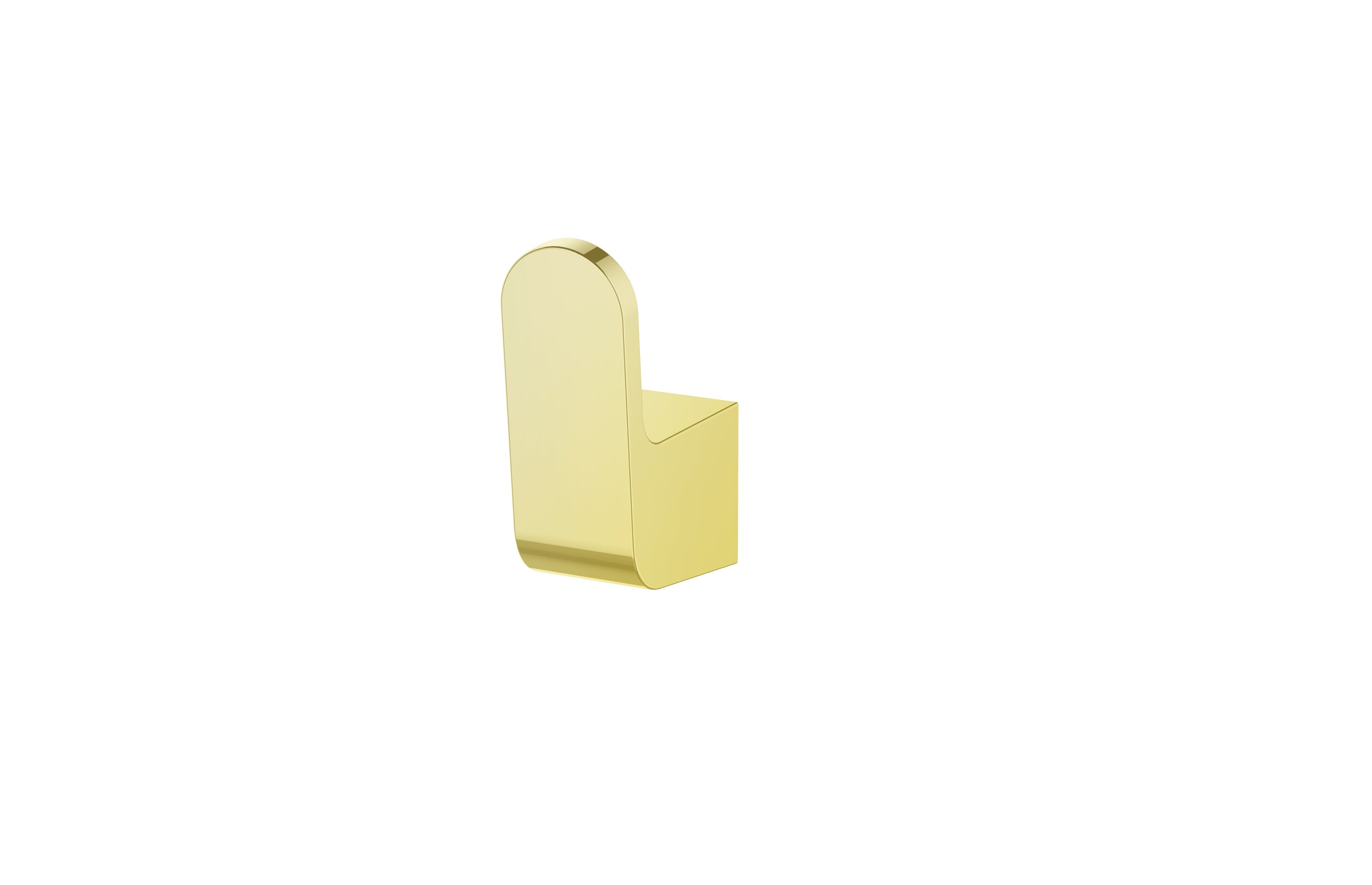 Cabide Simples Porta Toalhas - Gold Dourado Luxo Parede - 1