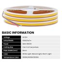 Ver imagem 7 de Fita Led Cob Corte Livre 14w 528 Led’s 12v Ip20 5 Metros Frio 6500k